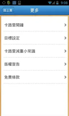 卡路里日記簿 android App screenshot 1